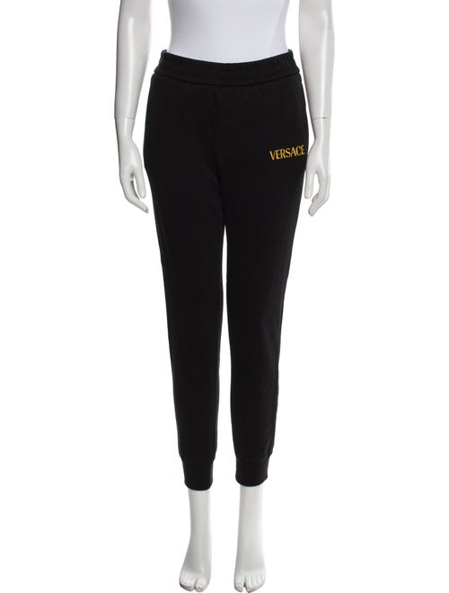 Versace Graphic Print Embroidered Accent Sweatpants