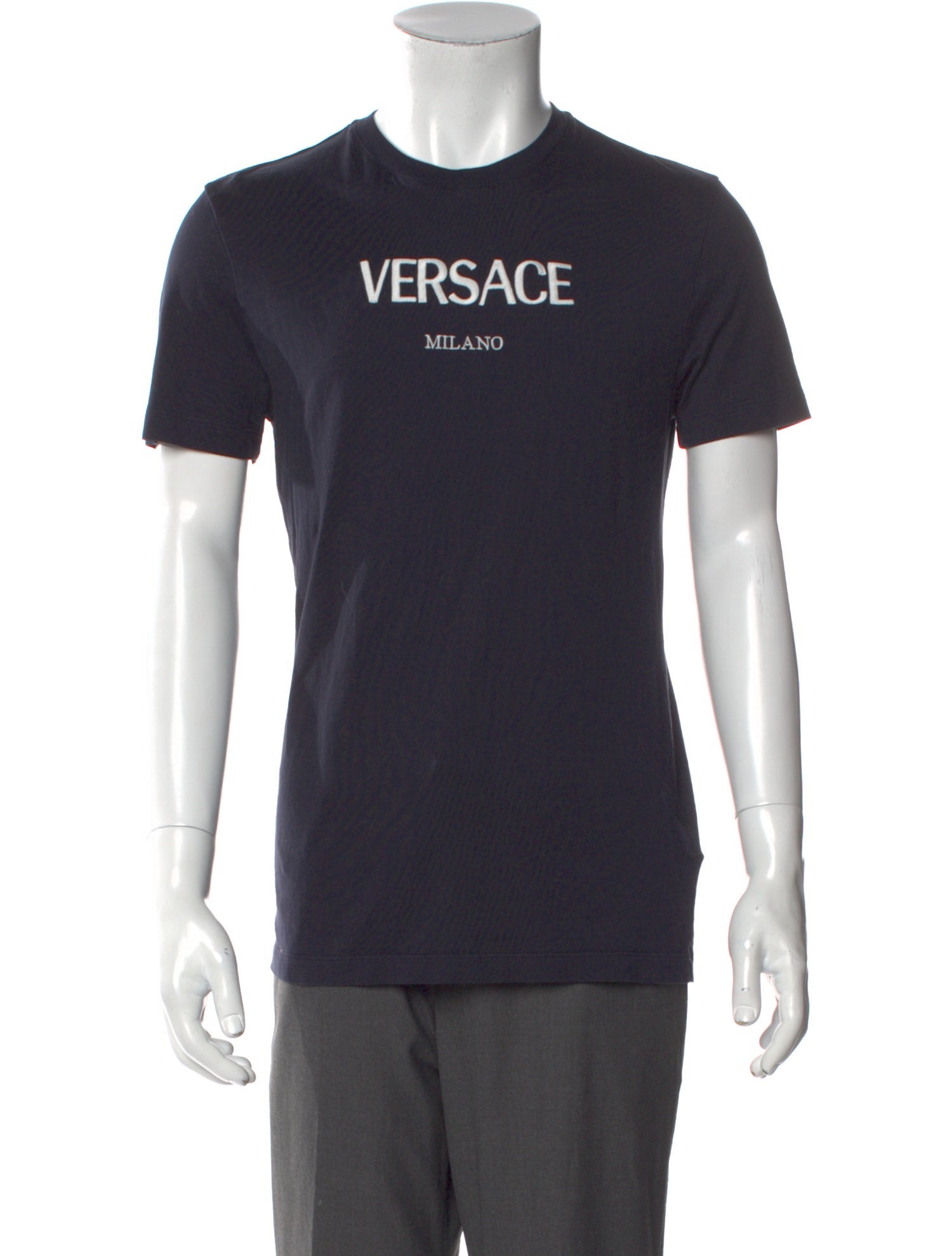 Versace Graphic Print Crew Neck T-Shirt