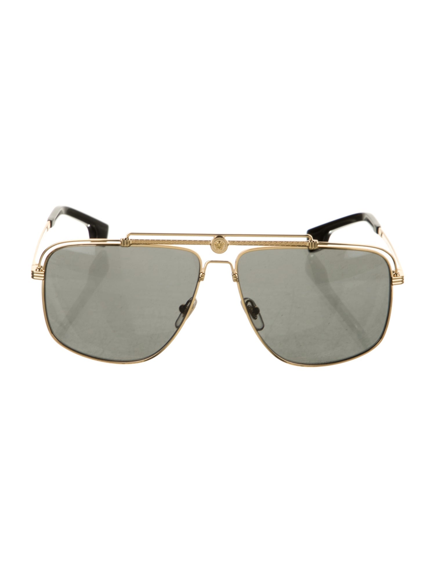 Versace Aviator Tinted Sunglasses
