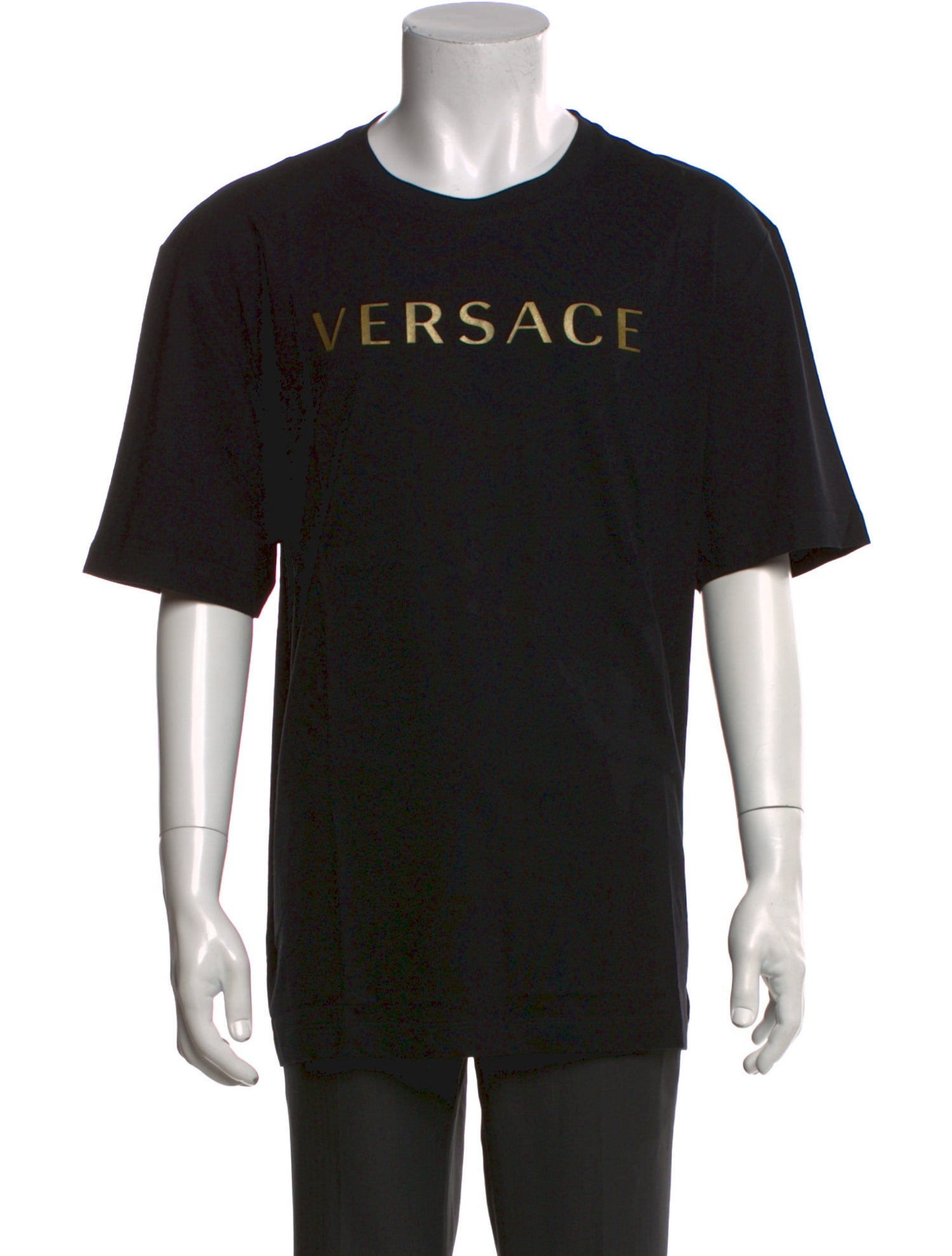 Versace Graphic Print Crew Neck T-Shirt