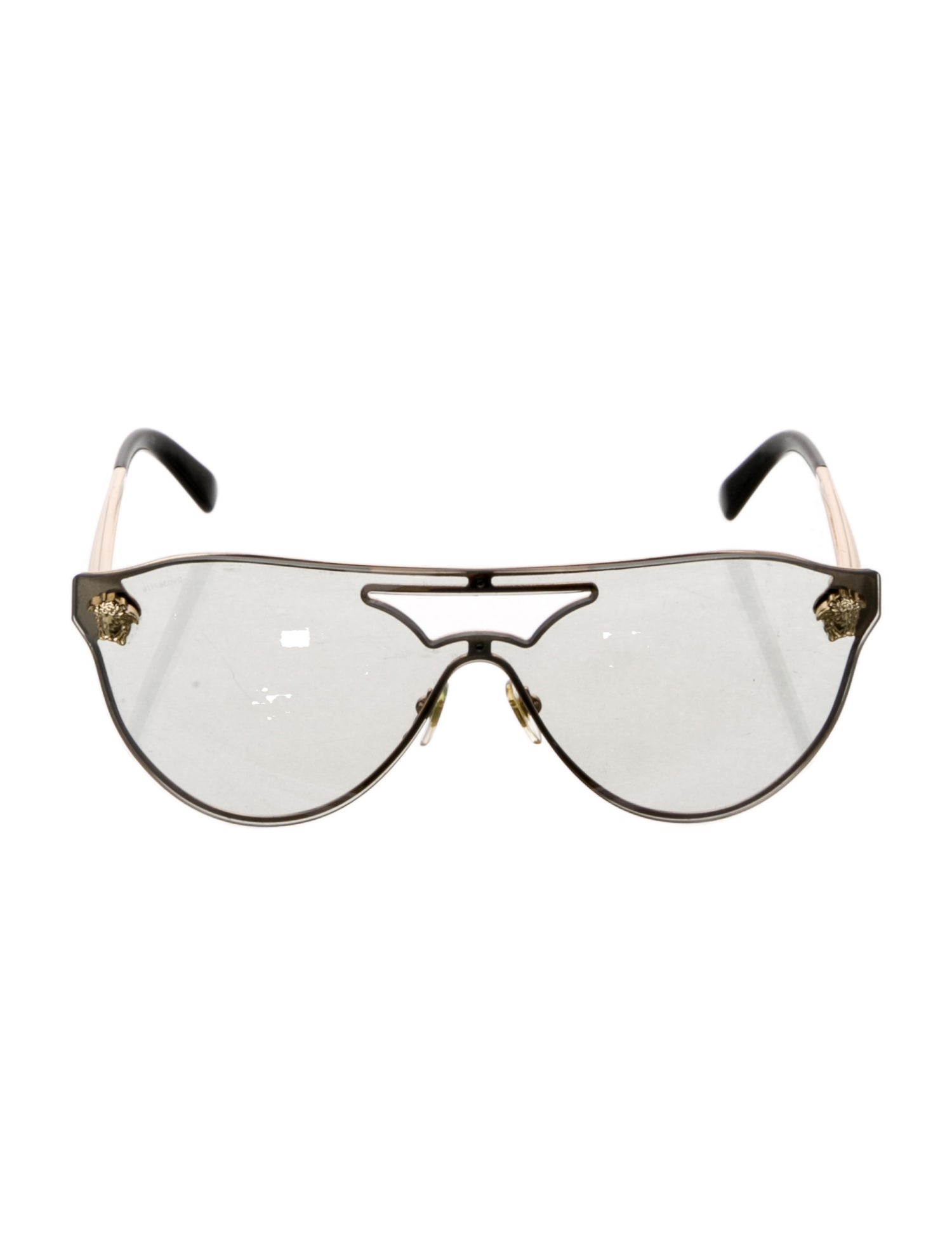 Versace Medusa Insignia Aviator Sunglasses