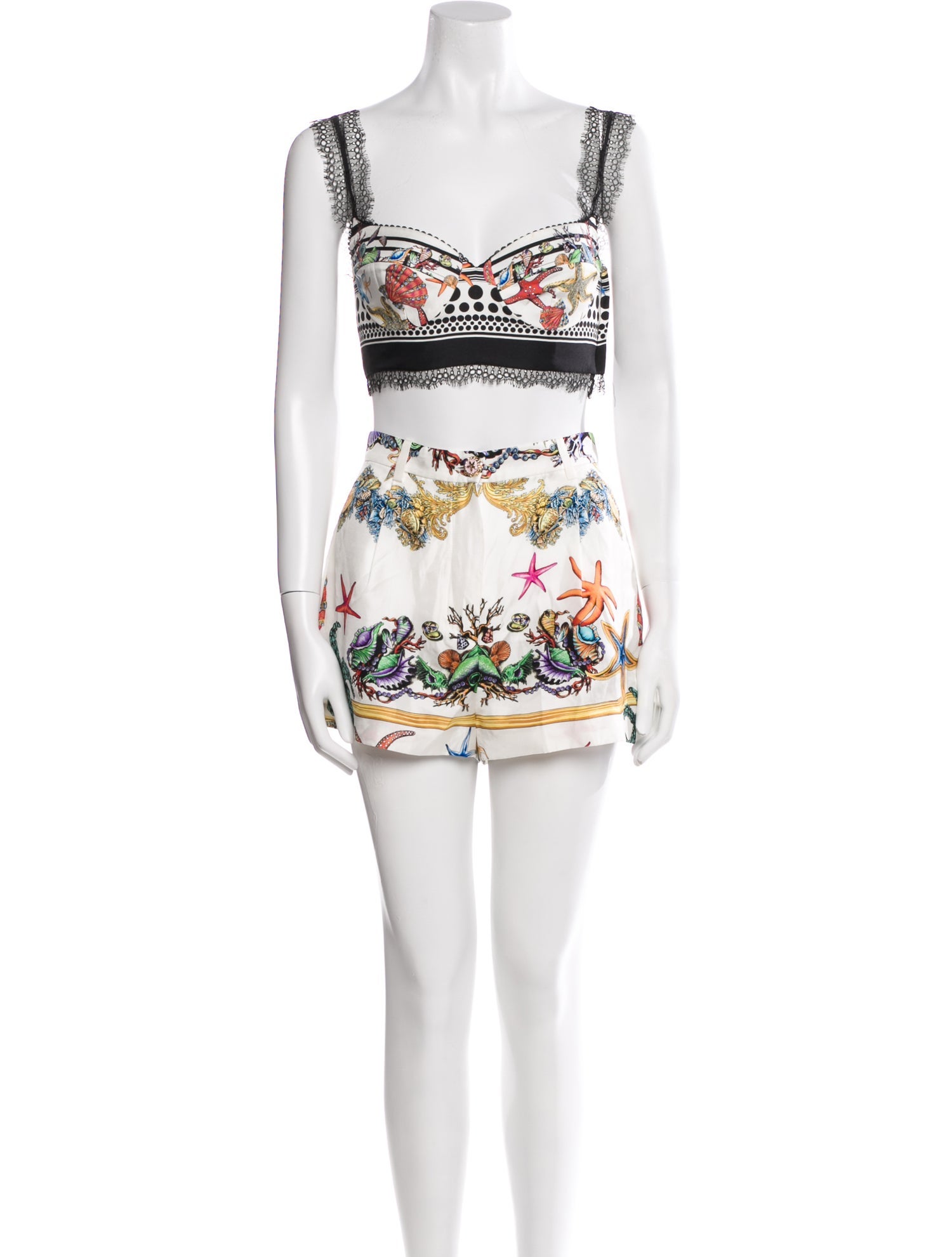 Versace Silk Printed Short Set