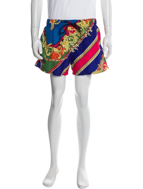 Versace Printed Swim Trunks