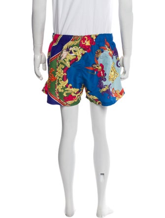 Versace Printed Swim Trunks