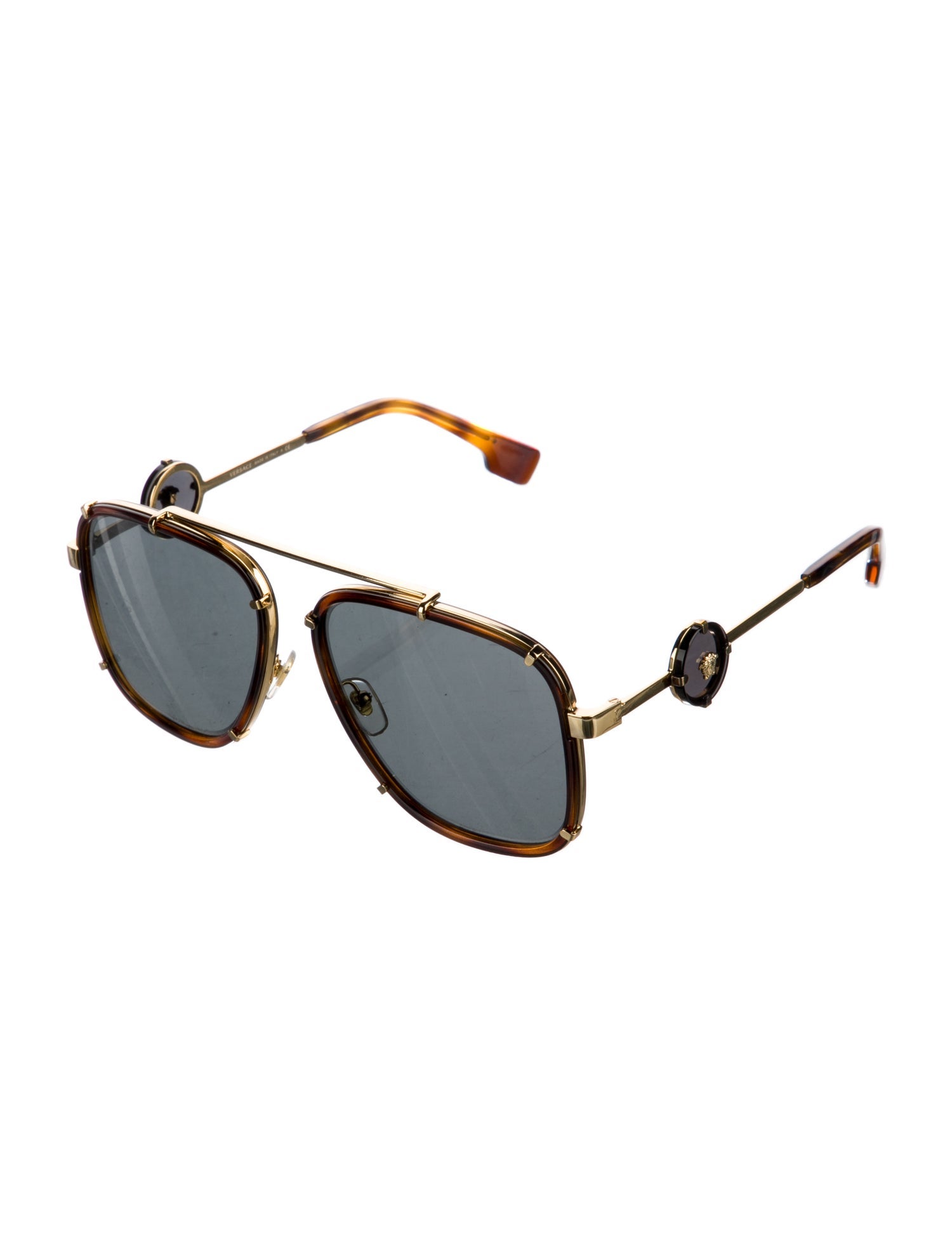 Versace Medusa Insignia Square Sunglasses