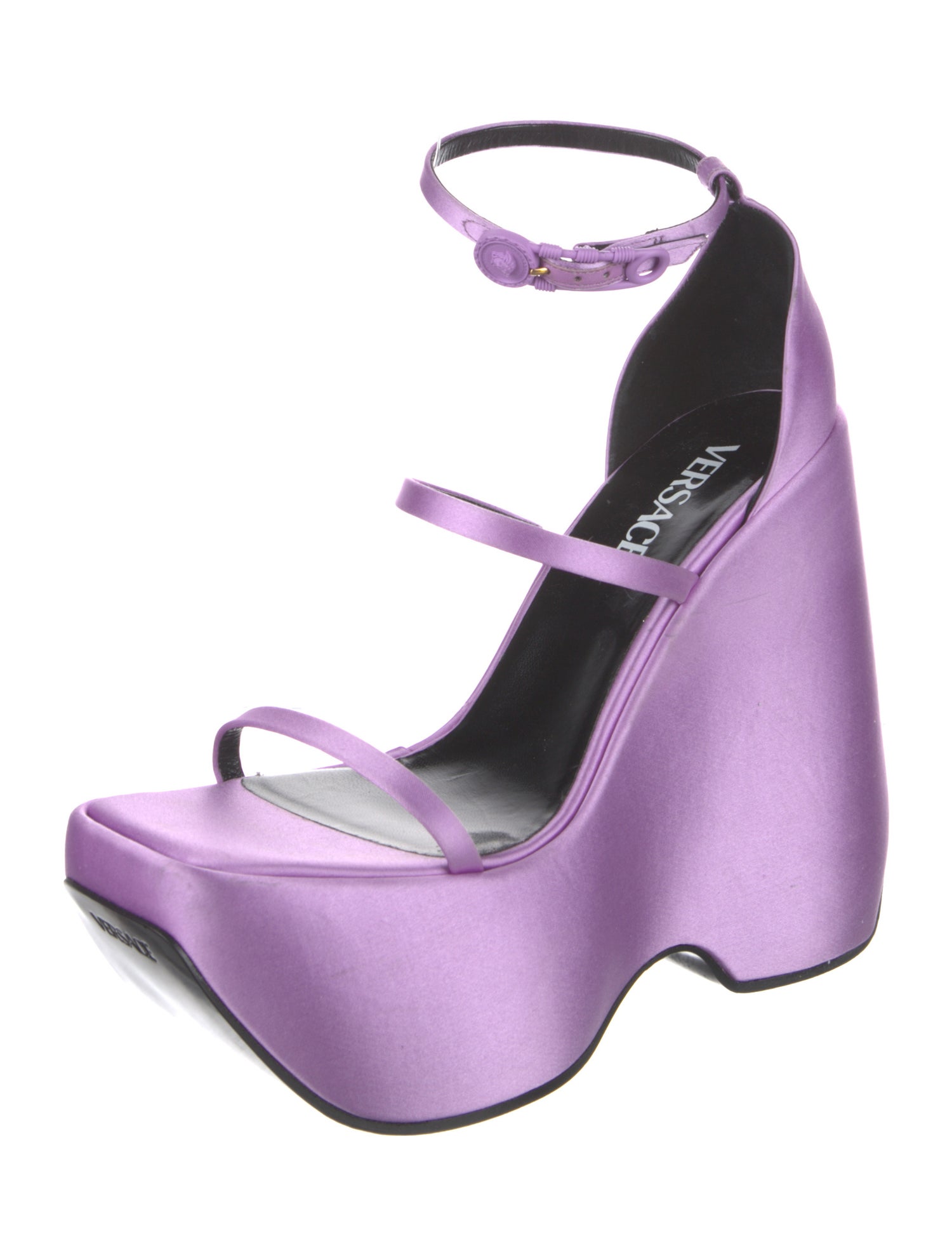 Versace Satin Sandals