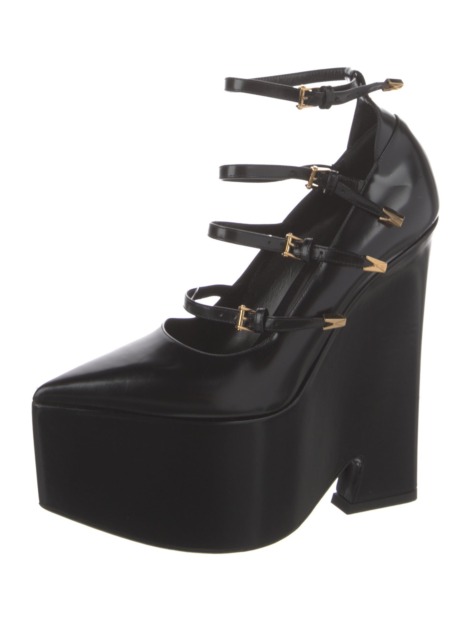 Versace Leather Gladiator Sandals