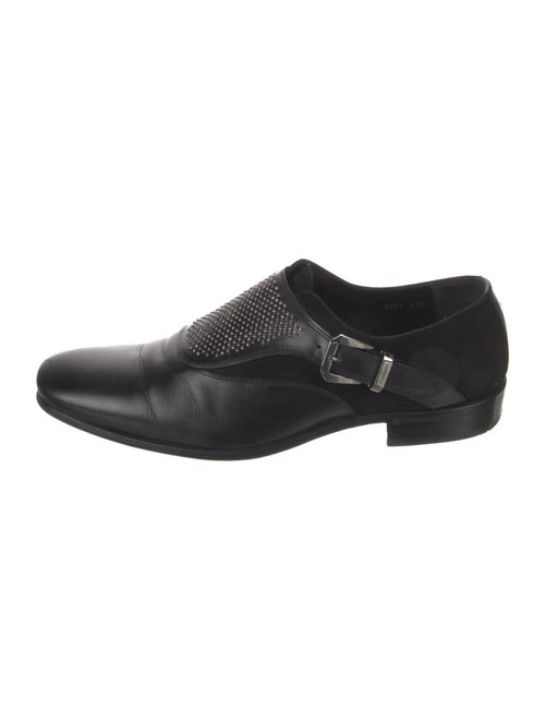 Versace Leather Monk Straps