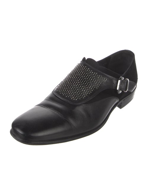 Versace Leather Monk Straps