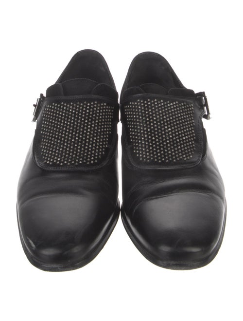 Versace Leather Monk Straps