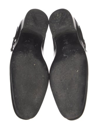 Versace Leather Monk Straps