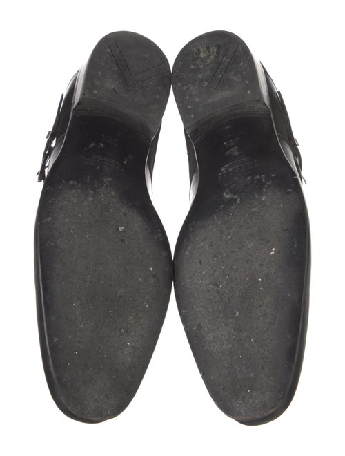 Versace Leather Monk Straps