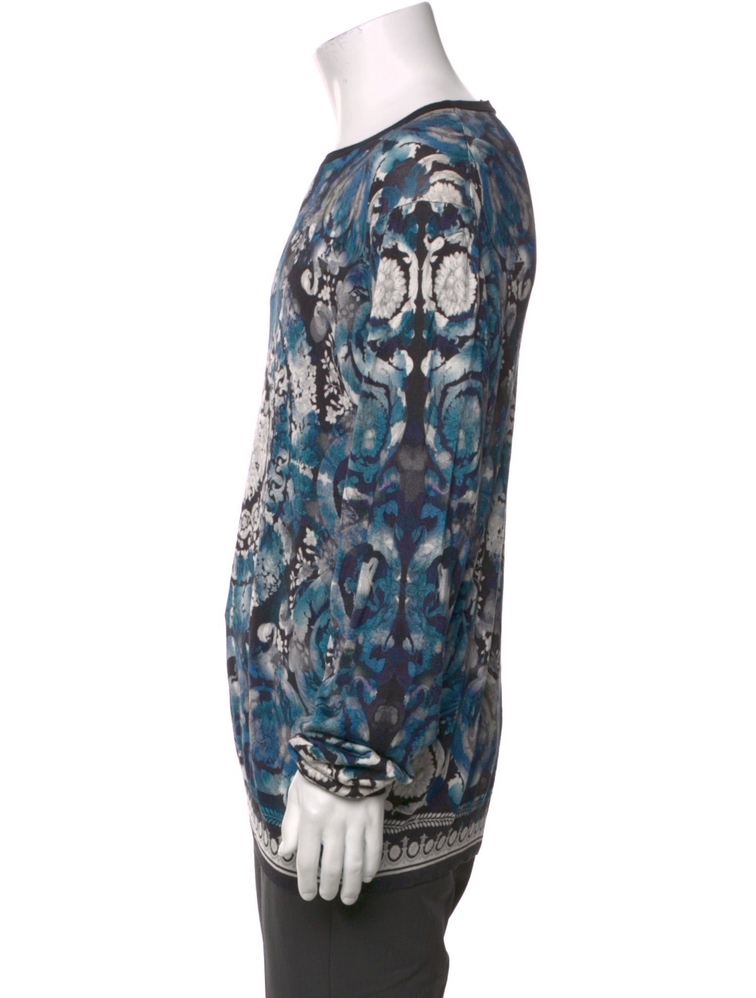 Versace Silk Printed Pullover