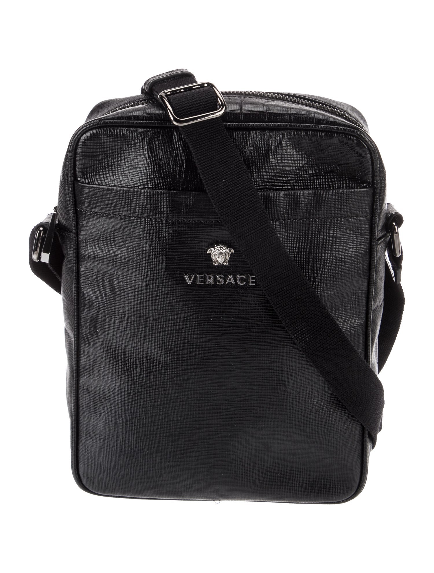 Versace Leather Crossbody Bag