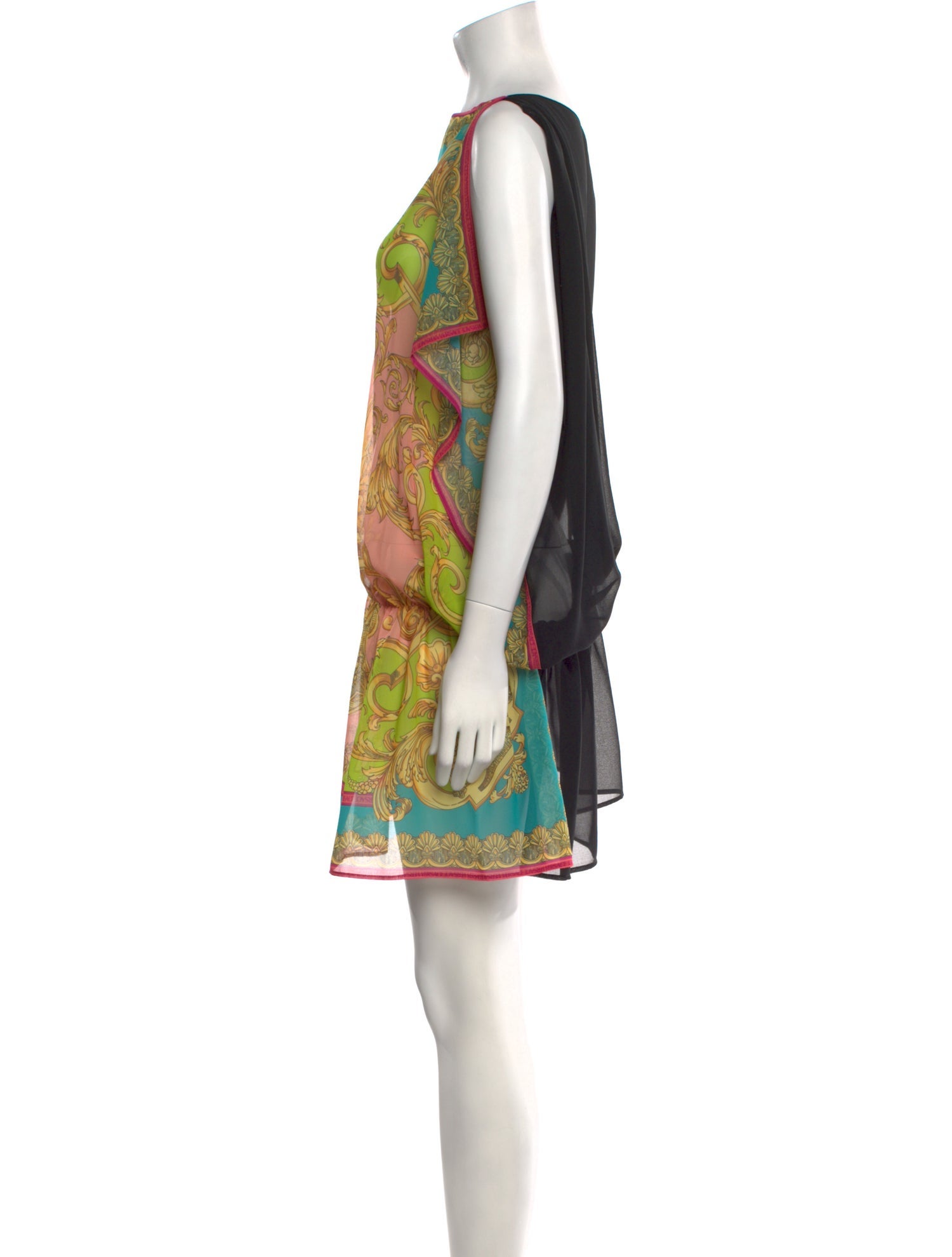 Versace Printed Mini Dress