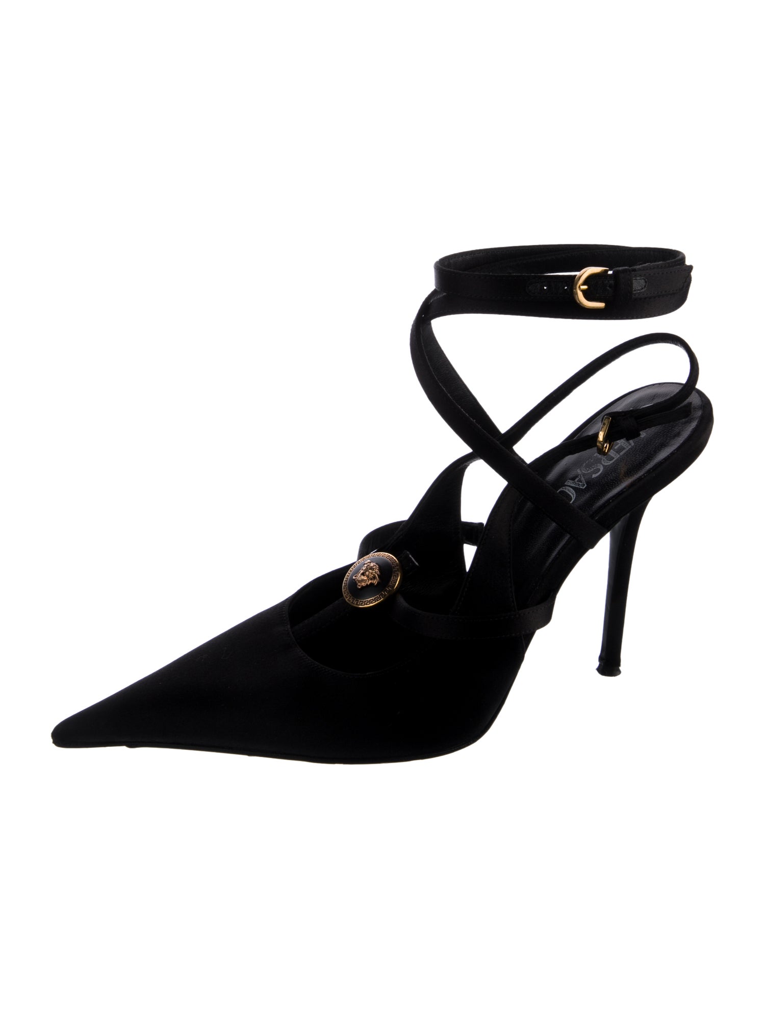 Versace Satin Pumps