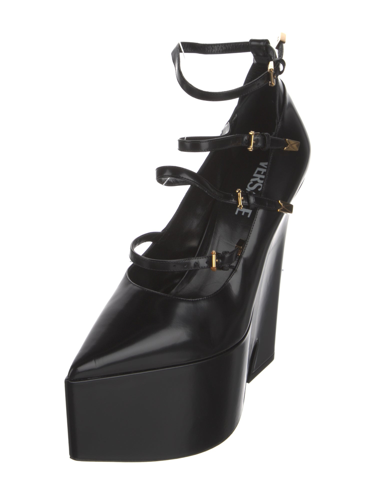 Versace Leather Pumps