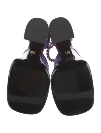 Versace Satin Sandals