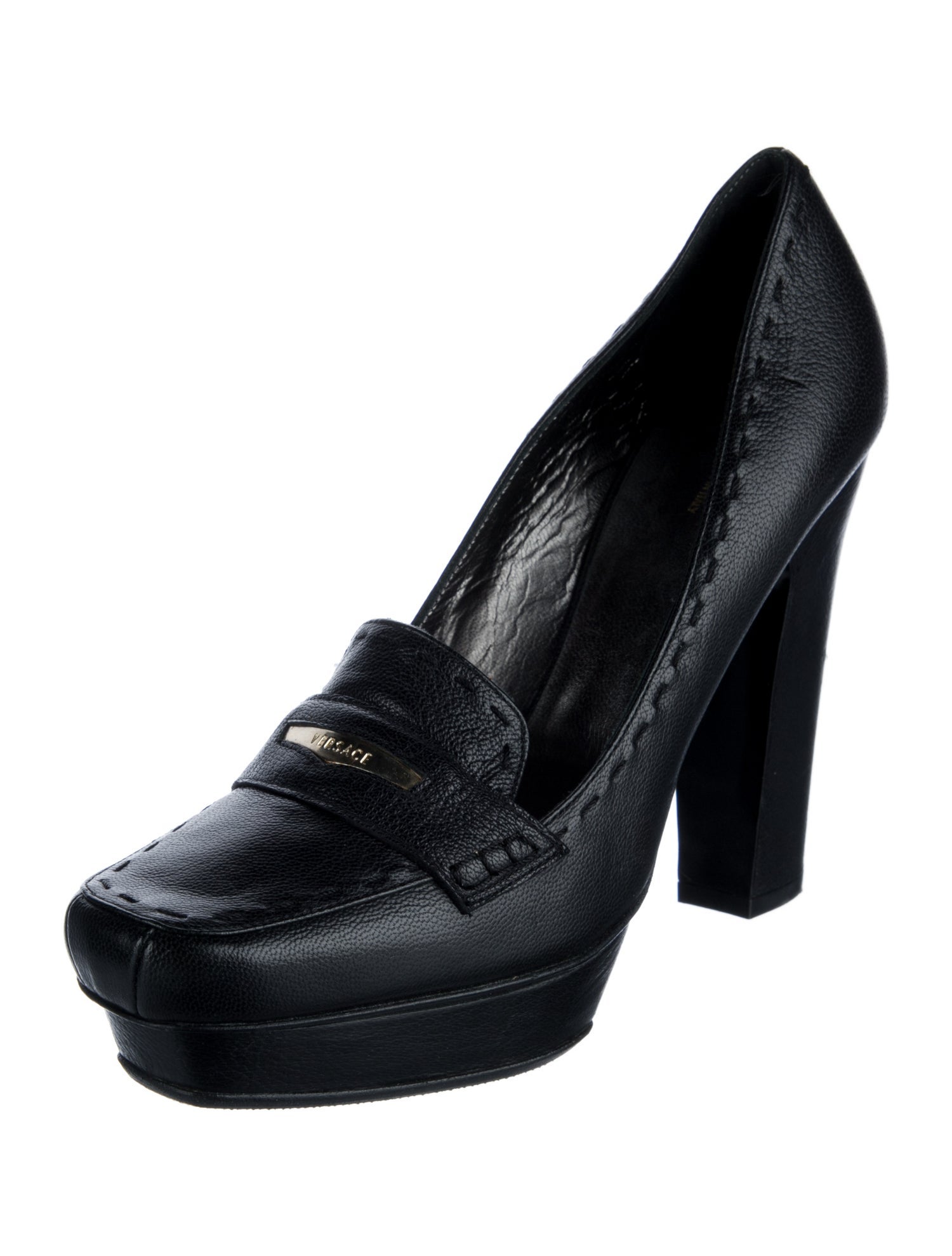 Versace Leather Pumps