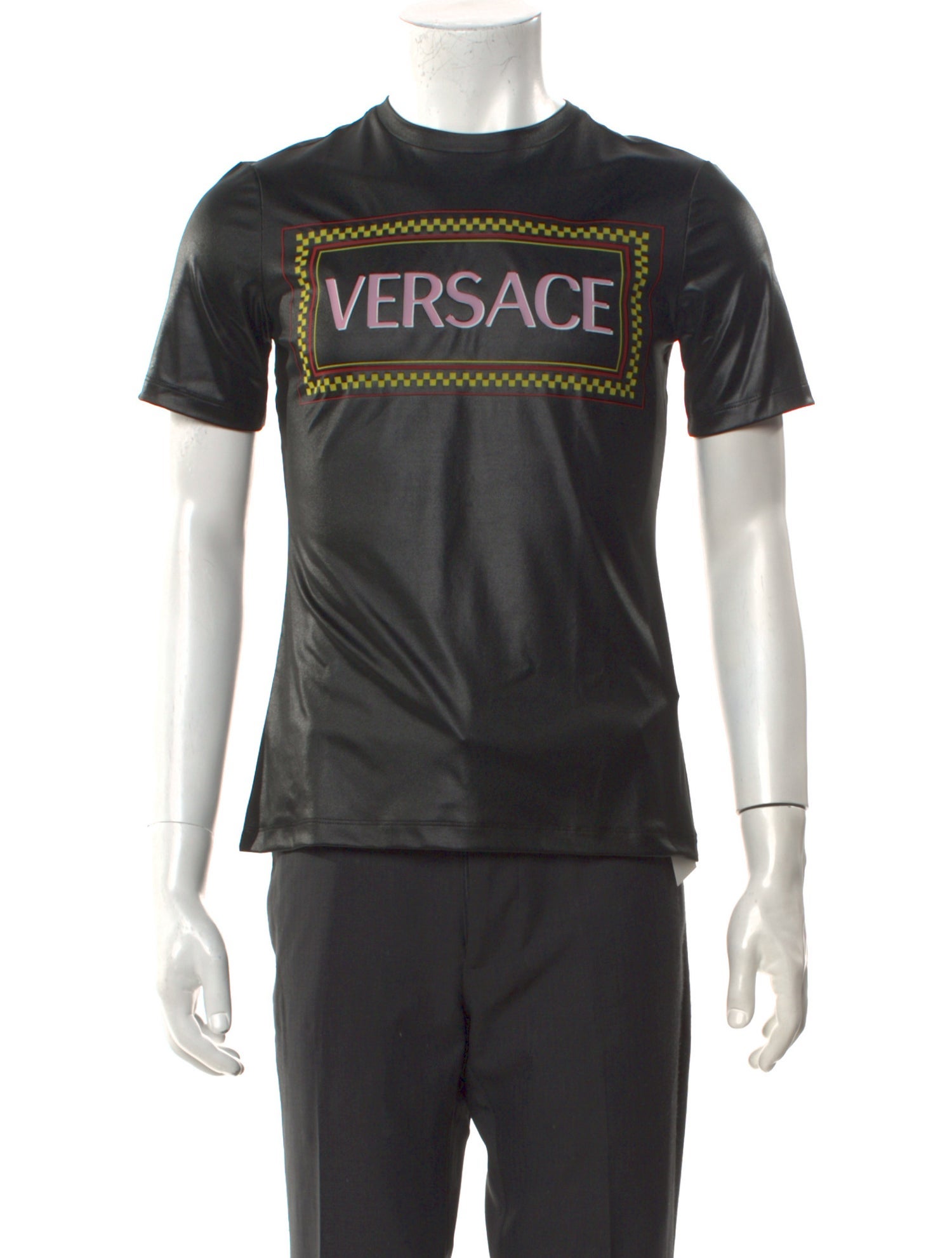 Versace Graphic Print Crew Neck T-Shirt