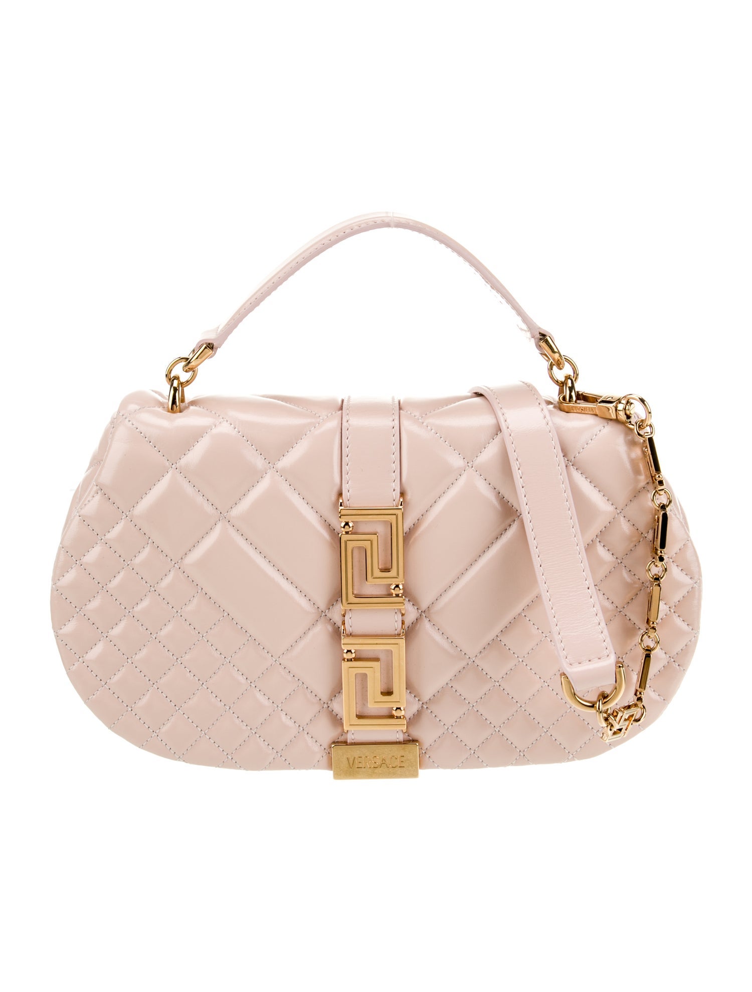 Versace Leather Top Handle Bag