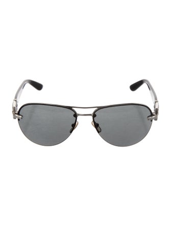 Versace Medusa Insignia Aviator Sunglasses