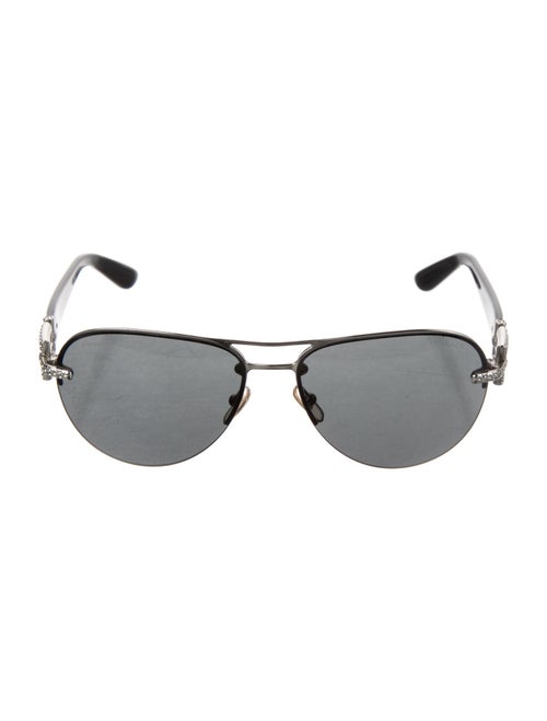 Versace Medusa Insignia Aviator Sunglasses