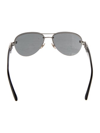 Versace Medusa Insignia Aviator Sunglasses