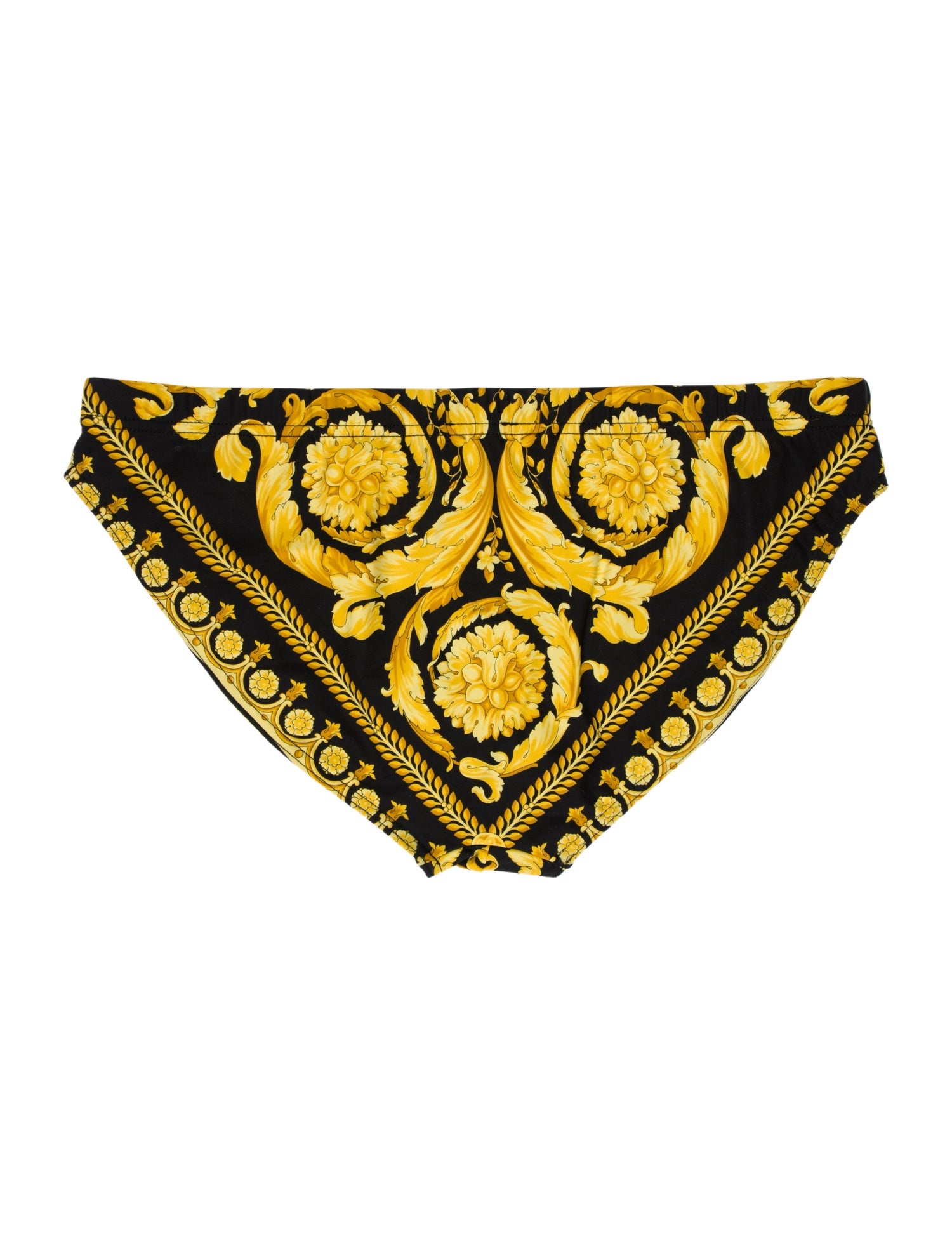 Versace Floral Print Swim Briefs