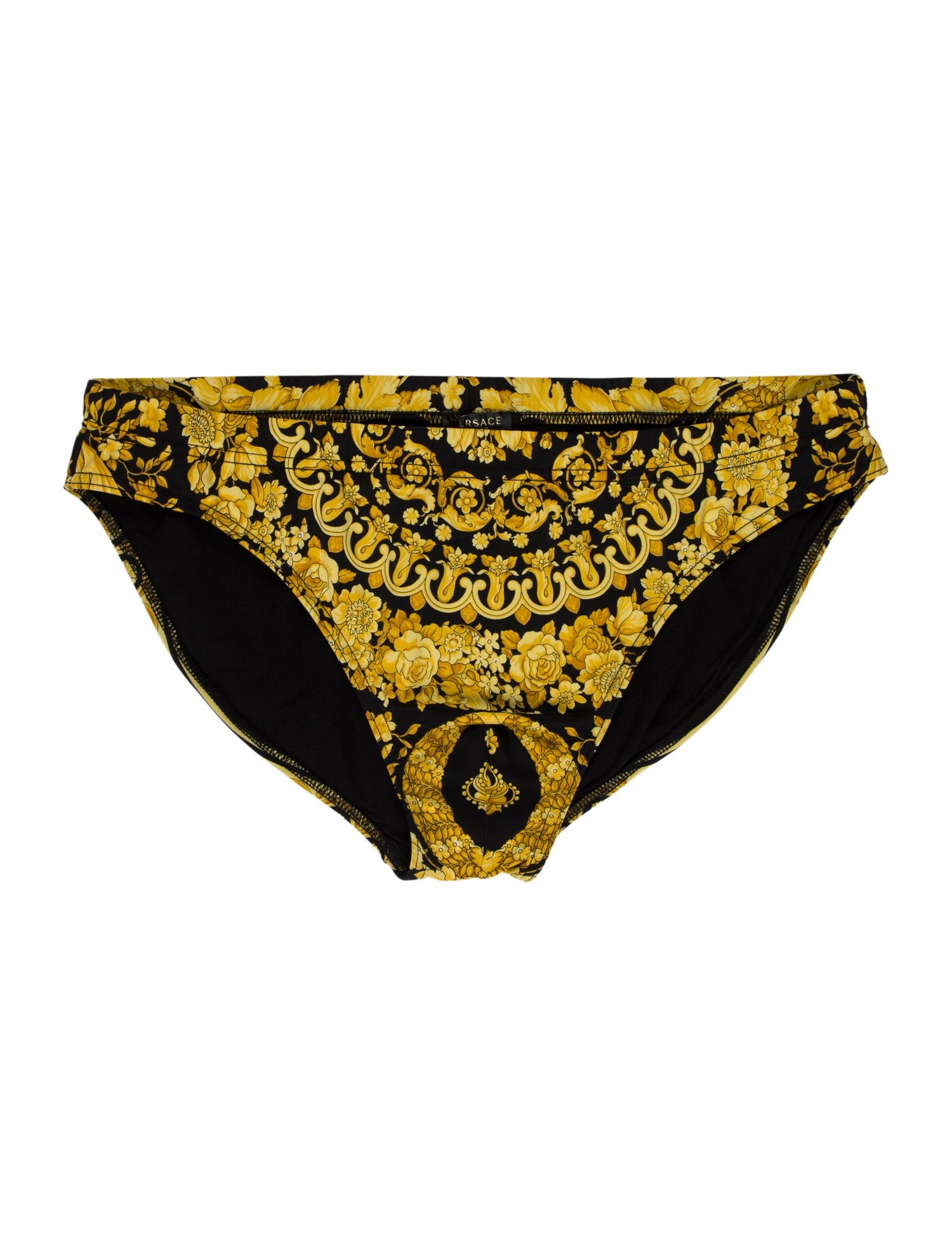 Versace Floral Print Swim Briefs