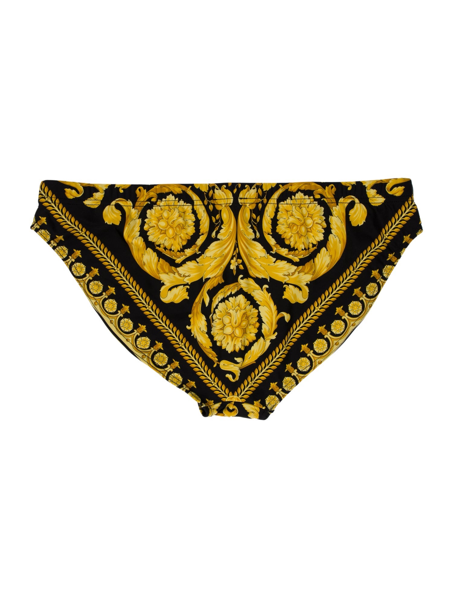 Versace Floral Print Swim Briefs