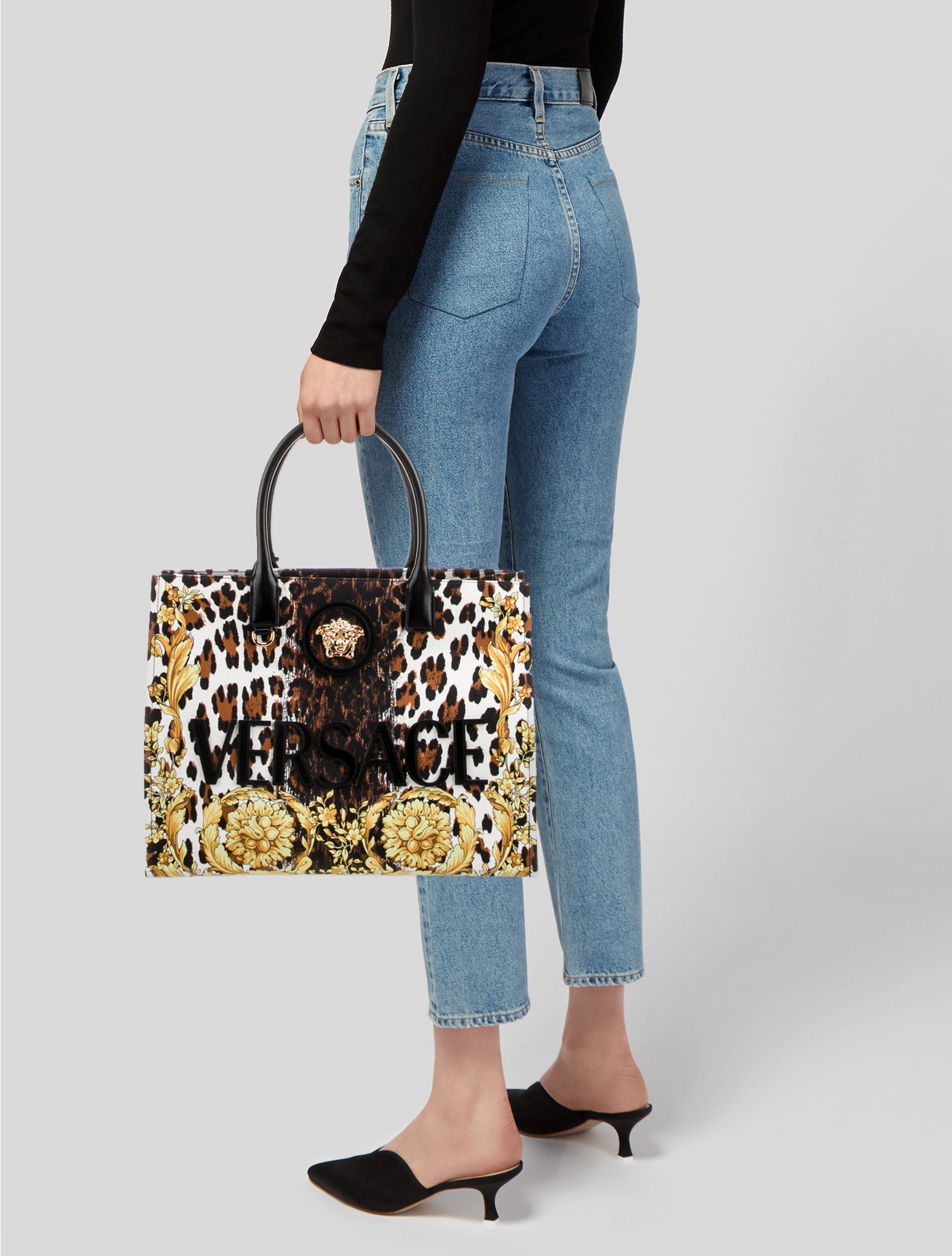 Versace Canvas Tote w/ Tags