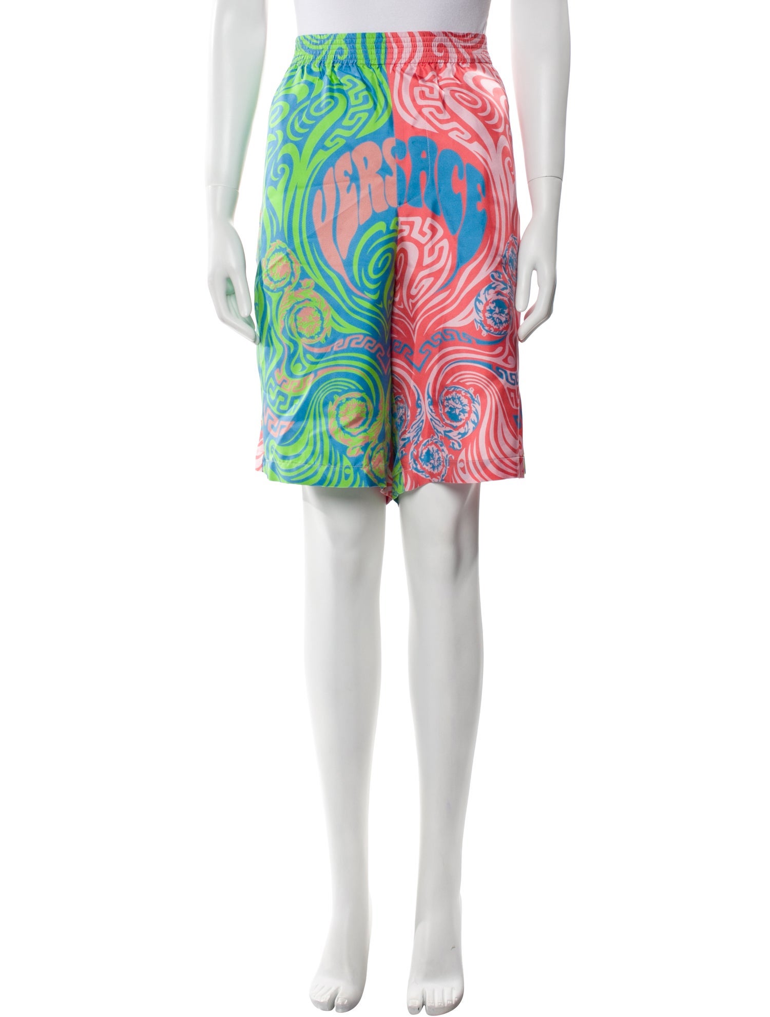 Versace Silk Jogger Shorts w/ Tags