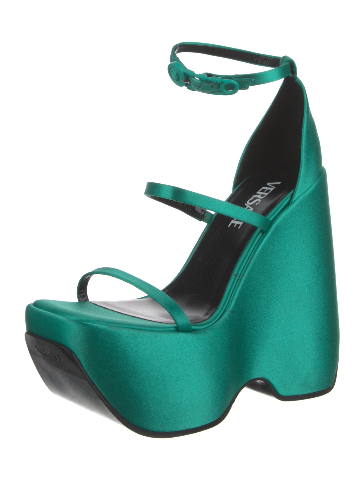 Versace Satin Sandals