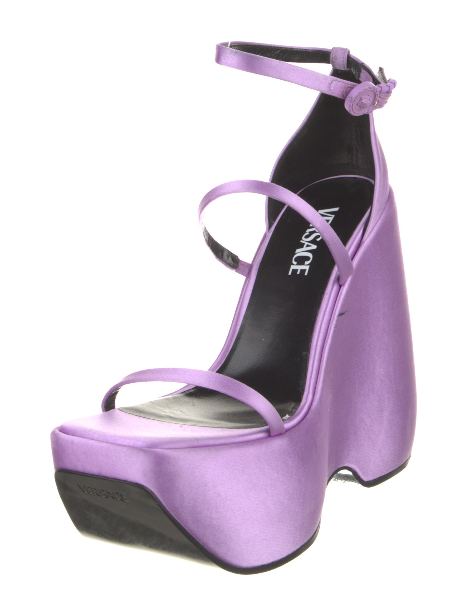 Versace Satin Sandals