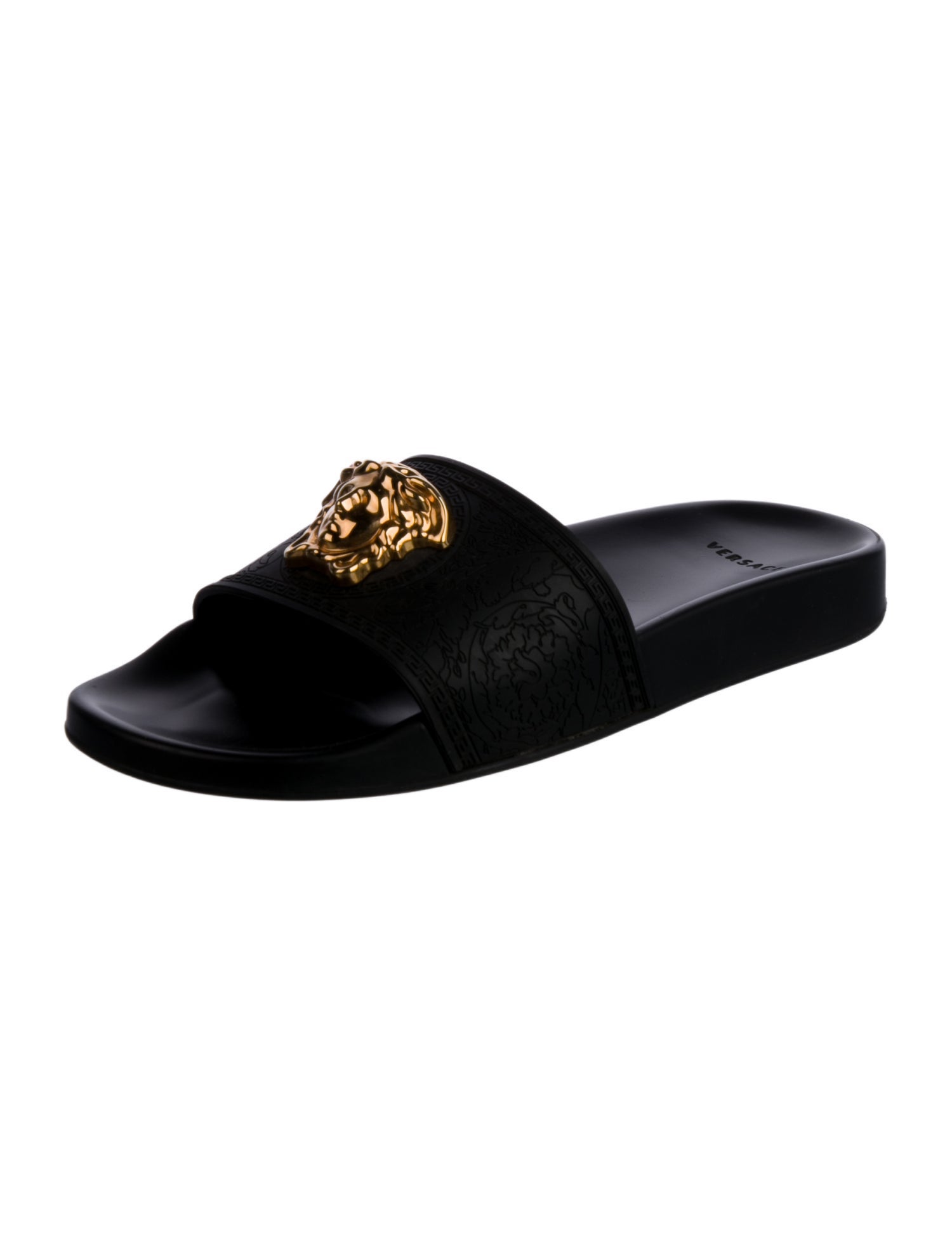 Versace Medusa Insignia Rubber Flats