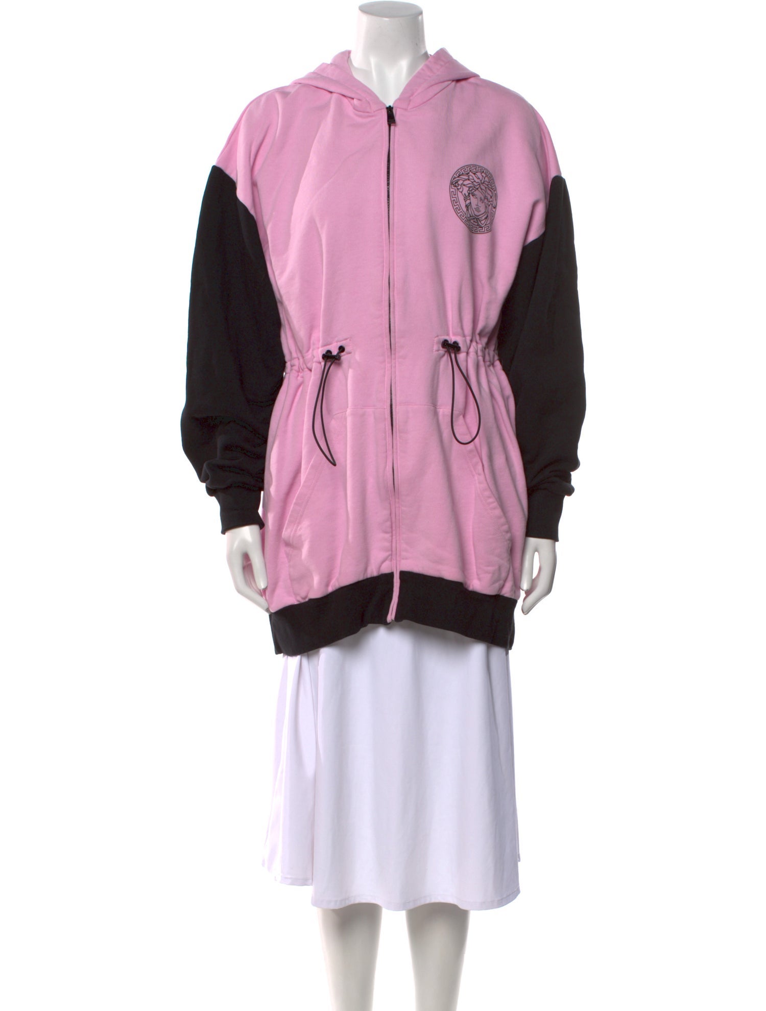 Versace Mock Neck Long Sleeve Sweatshirt