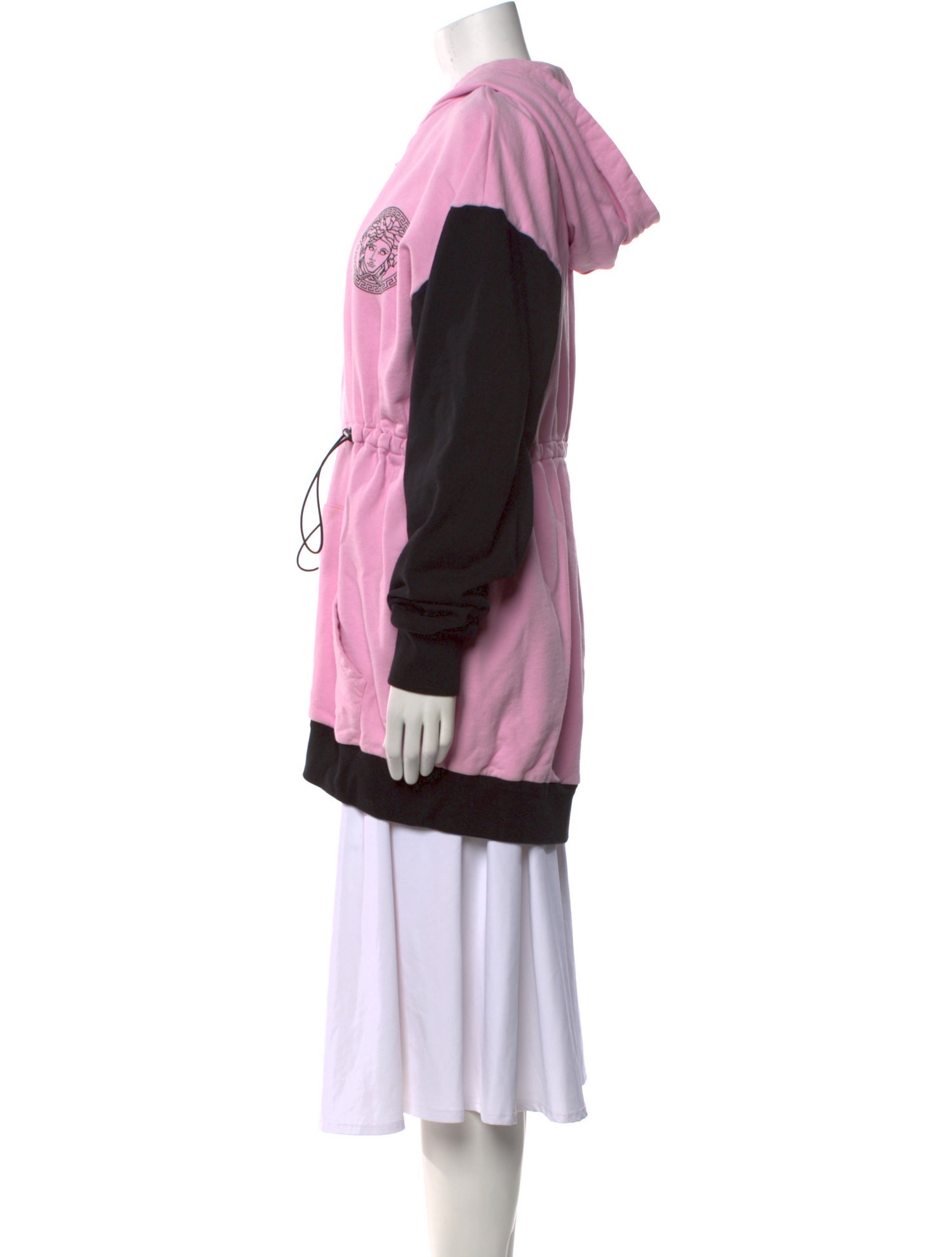 Versace Mock Neck Long Sleeve Sweatshirt