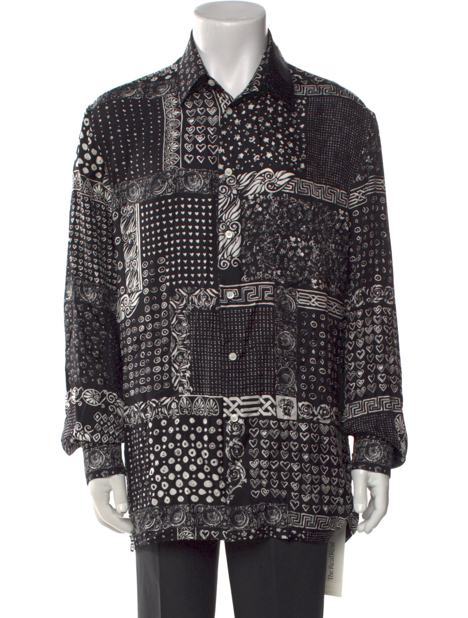 Versace Silk Printed Shirt
