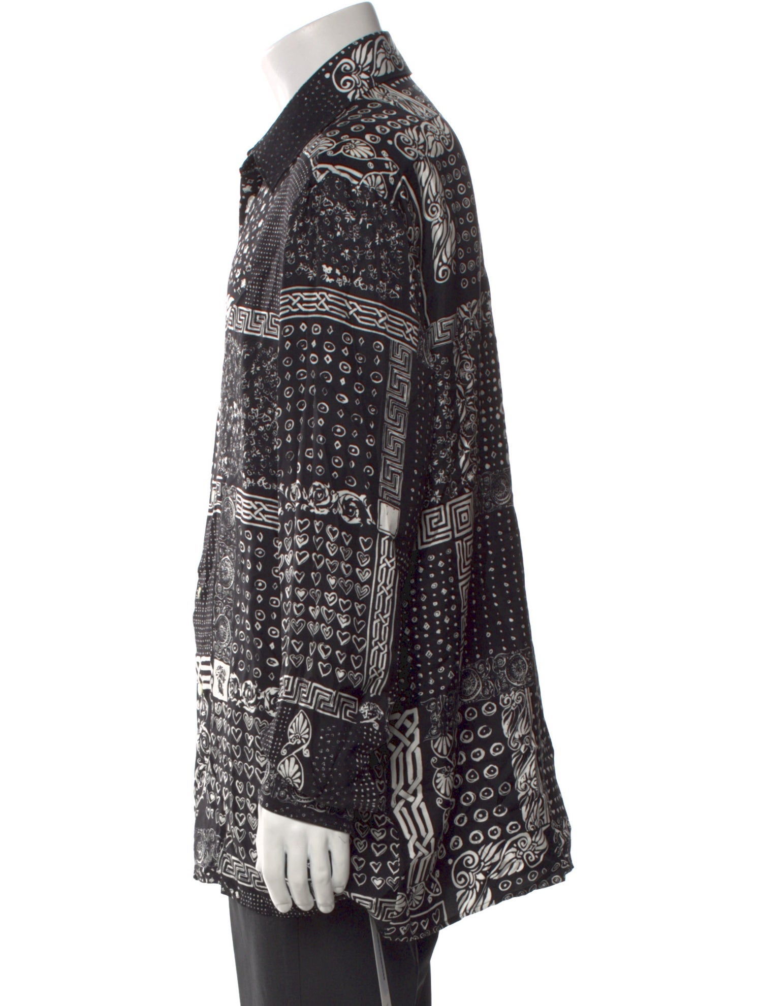 Versace Silk Printed Shirt