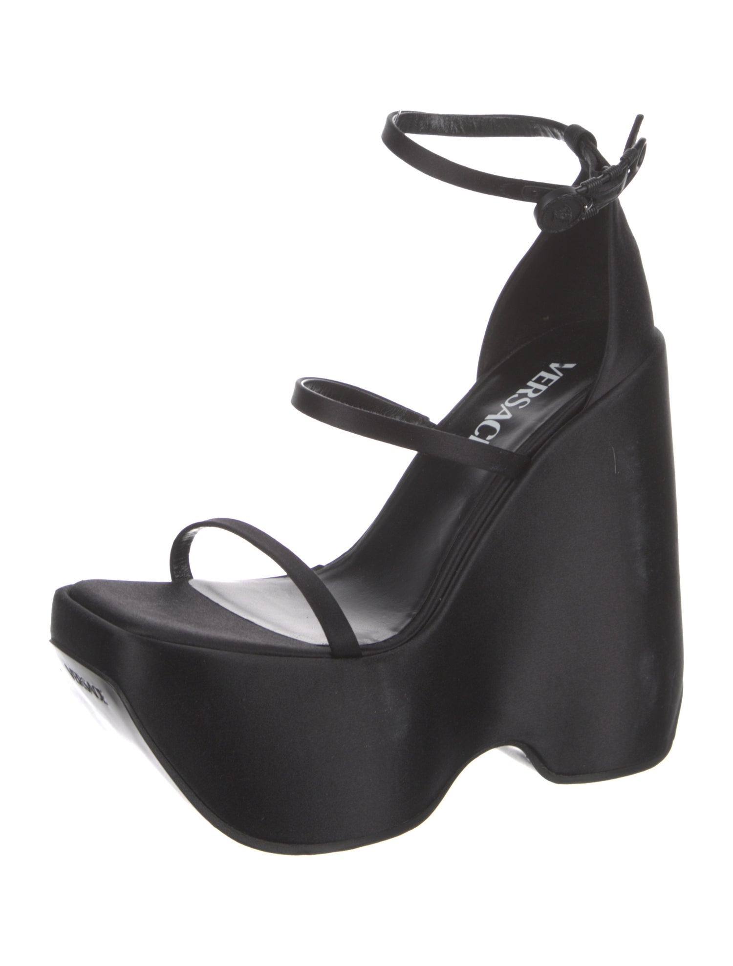 Versace Satin Sandals