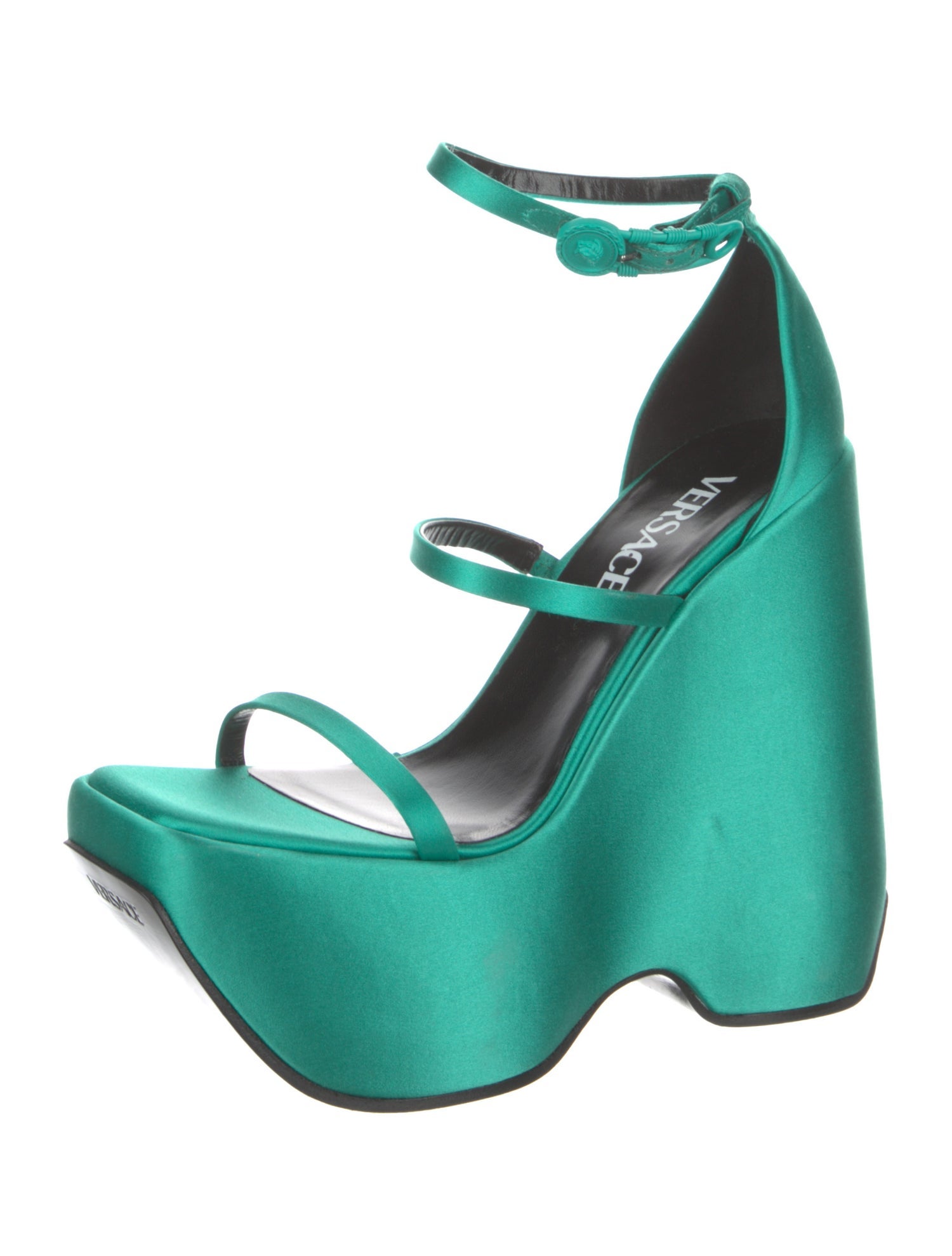 Versace Satin Sandals