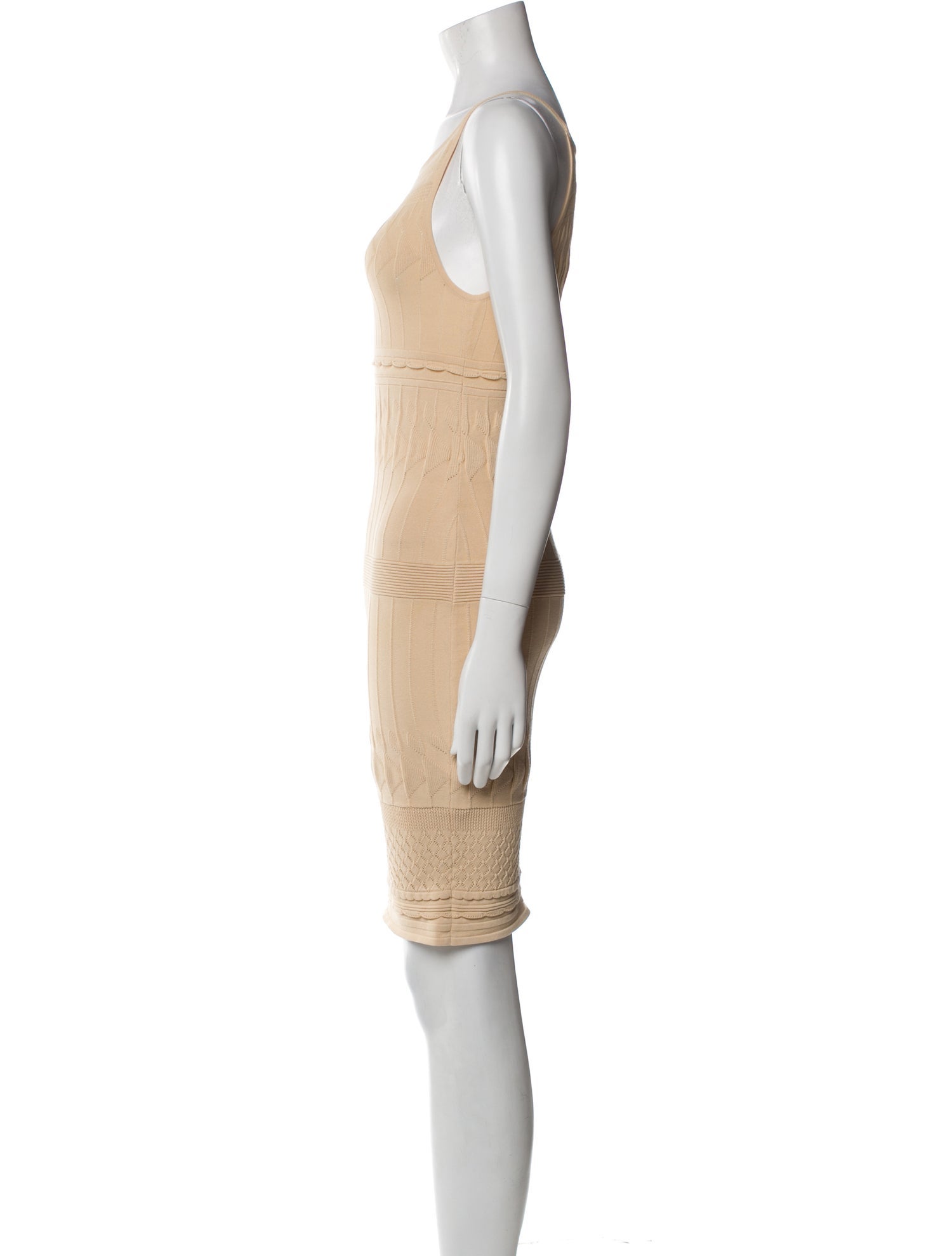 Versace Scoop Neck Mini Dress w/ Tags