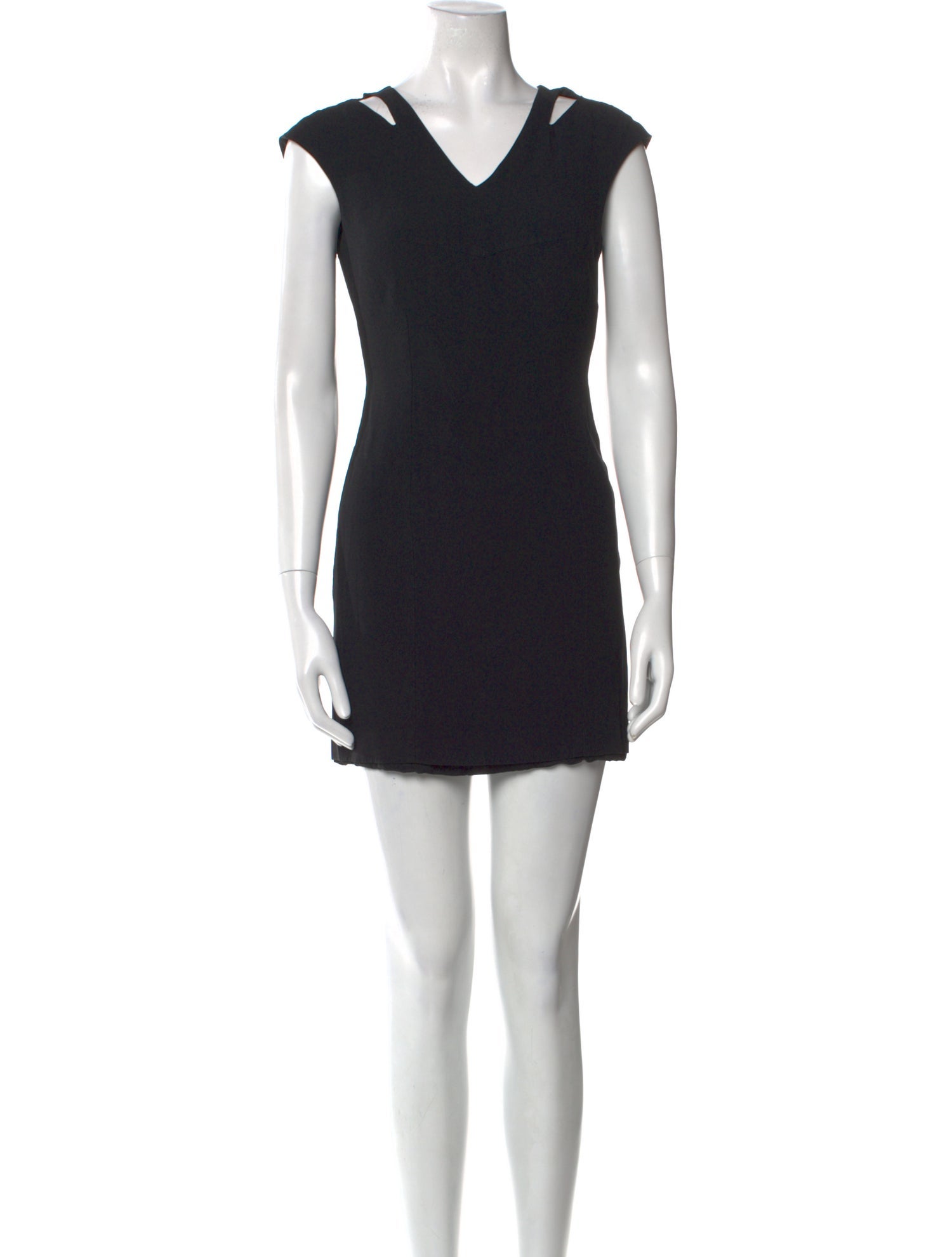 Versace V-Neck Mini Dress