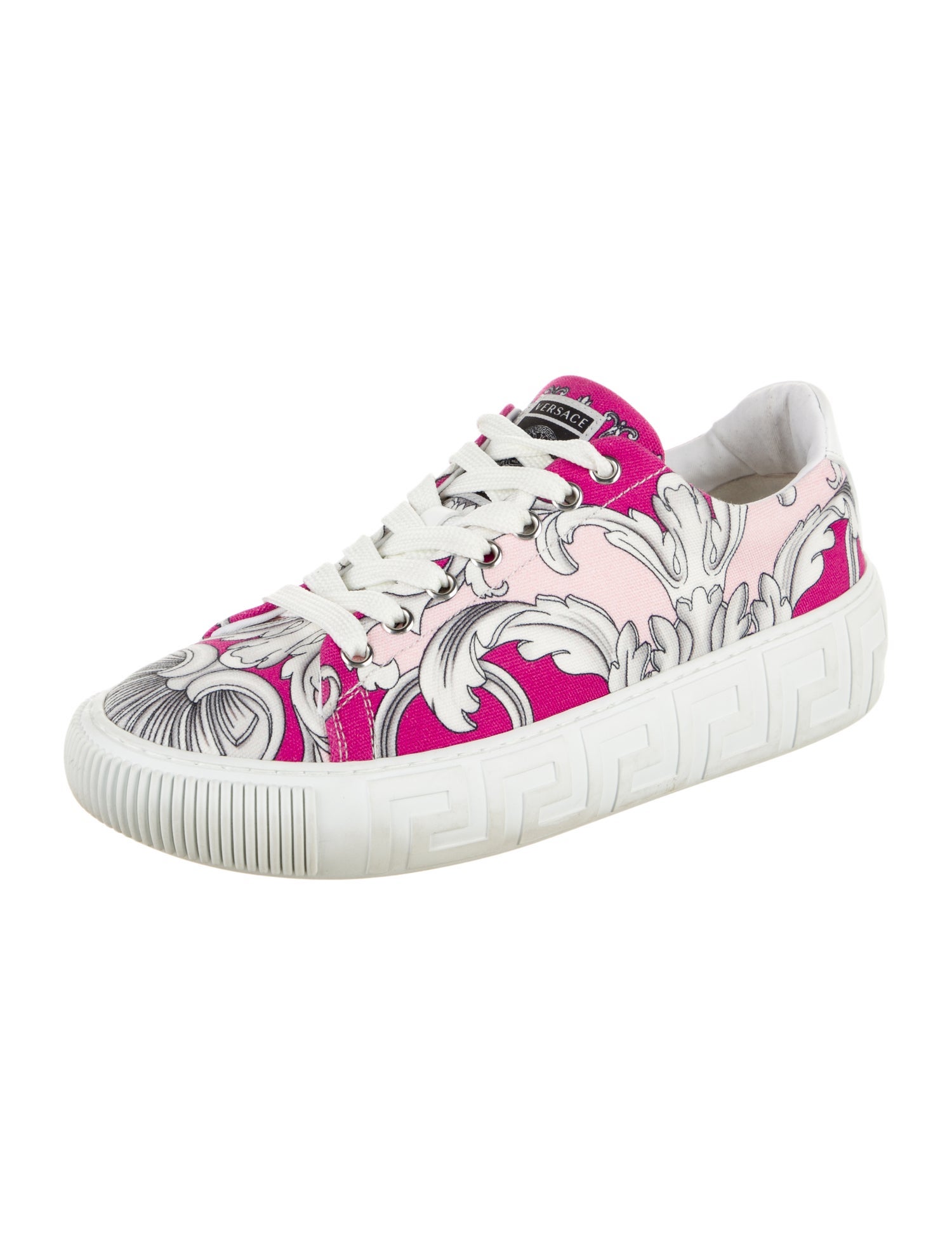 Versace Medusa Insignia Canvas Sneakers
