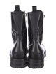 Versace Medusa Insignia Leather Combat Boots