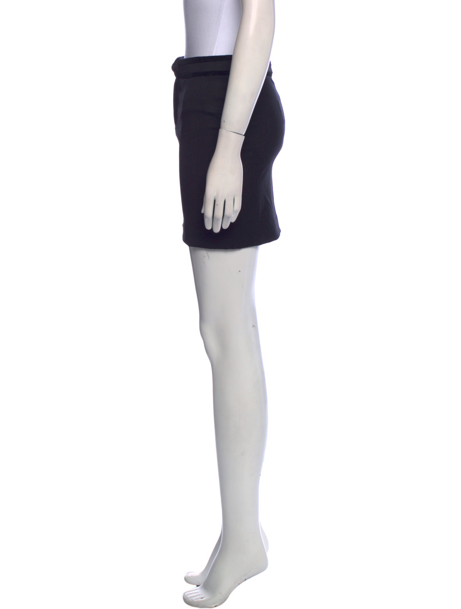 Versace Wool Mini Skirt