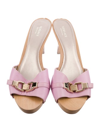 Versace Leather Slides