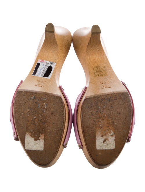 Versace Leather Slides