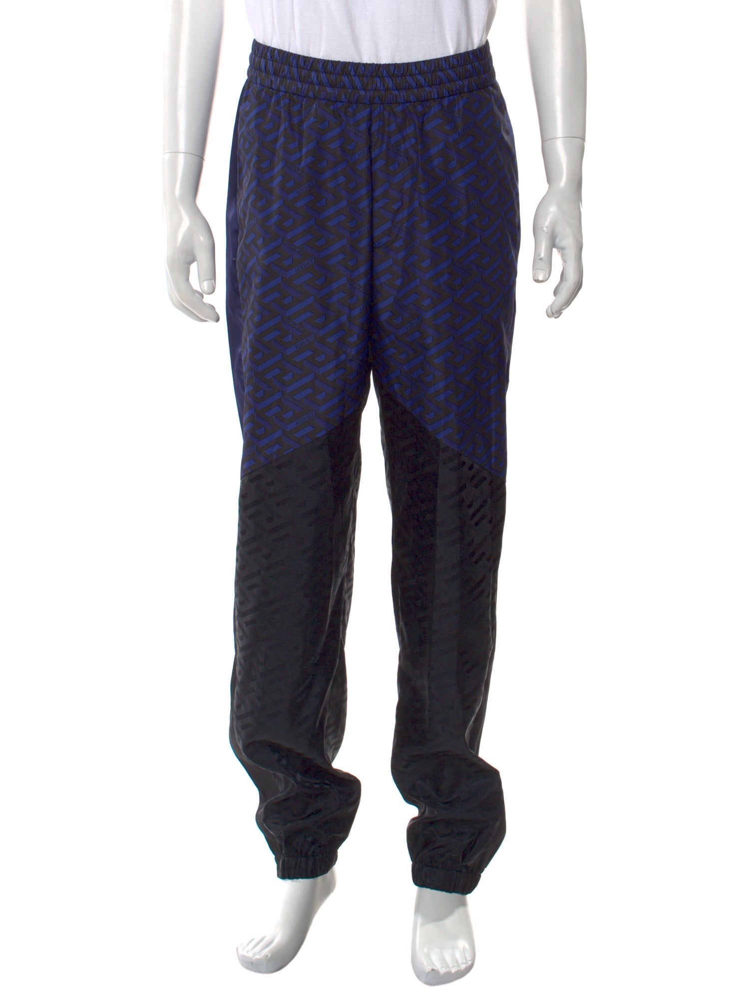 Versace Houndstooth Print Pants